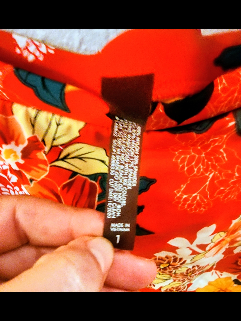 SZ 1 torrid Red Floral Two-Piece Swimsuit with Skirted Bottom - Picture 6 of 12
